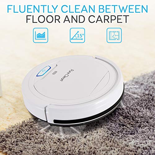 Pyle PureClean Smart Robot Vacuum Cleaner, White