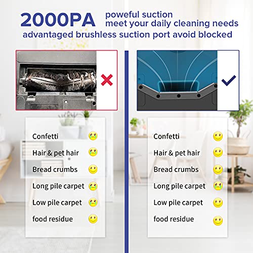 OKP K3 Robot Vacuum with Strong Suction and WiFi