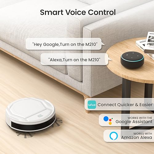 Lefant Robotic Vacuum with Strong Suction and Apps