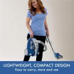 Kenmore Pet-Friendly Lightweight HEPA Canister Vacuum with Variable Modes, Retractable Cord, and Pet Brush - Blue