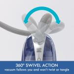 Kenmore Pet-Friendly Lightweight HEPA Canister Vacuum with Variable Modes, Retractable Cord, and Pet Brush - Blue