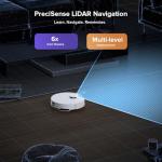 roborock Q10 S5+ Robot Vacuum and Mop, 10,000Pa Suction, Upgraded from Q8 max+, 70 Days Self-Emptying, Obstacle Avoidance, Sonic Mopping, Dual Anti-Tangle Design, Auto Mop Lifting, Ideal for Pet Hair