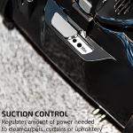 OVENTE Bagless Canister Vacuum Cleaner with 3L Dust Cup, Powerful Suction, Telescoping Wand, Retractable Cord and Accessories, 1400W Lightweight Cleaning Machine for Carpet & Hard Floor, Black ST2620B