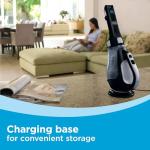 BLACK+DECKER dustbuster 20V Hand Vacuum Cordless Rechargeable, Car Vacuum Portable, Powerful Suction AdvancedClean Hand Vac with Extendible Crevice Tool, Flip-Up Brush and Charging Base (BDH2000L)