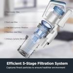 Eureka RapidClean Pro NEC280TL Cordless Stick Vacuum Cleaner – Lightweight 5.3 lbs, 40-Min Runtime, LED Headlights, 3 Power Modes, Ideal for Pet Hair, Hard Floors & Carpets