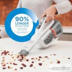 BLACK+DECKER Dust Buster Hand Held Vacuum Cordless Rechargeable, Portable Vacuum for Car, Extended Runtime, Powerful Suction, Extra Long Crevice Tool, AdvancedClean+ (HHVK320J10)