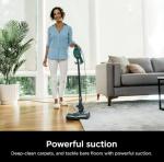 Shark Corded Stick Vacuum, Ultra-Lightweight, Swivel Steering, Powerful Deep-Cleaning, Floor-to-Ceiling Versatility, Converts to a Handheld Vacuum, Carpets & Hardfloor, Green, CS110EM