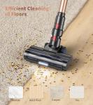 NADALY Cordless Vacuum Cleaner, 500W 40KPA Stick Vacuum with 45min Runtime, Anti-Tangle Vacuum Cleaners for Home, 1.5L Dust Cup, Rechargeable Wireless Vacuum for Hardwood Floor Carpet Pet Hair