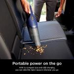 Shark Cyclone PET Handheld Vacuum with 8" Crevice Tool, HyperVelocity Suction, Navy Blue/Grey, CH701