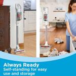 BLACK+DECKER POWERSERIES+ 20V MAX Cordless Stick Vacuum Cleaner with LED Floor Lights, Bagless, Lightweight, Cordless Vacuum Cleaners for Home, Up to 44 Minutes, Powerful Suction, Gray (BHFEA520J)