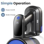 DUMOS Cordless Vacuum Cleaner, Lightweight Stick Vacuum Cleaners for Home, Powerful Suction & LED Lights Rechargeable Battery for Carpets, Pet Hair, Hardwood Floors