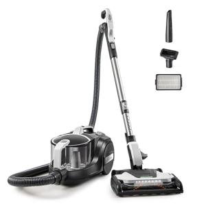 Kenmore DC5070 500 Series Bagless Canister Vacuum with Hair Eliminator Brushroll，2-Motor Cyclonic Technology, HEPA Filtration & 24' Auto Cord Rewind for Pet, Carpets, Hard Floors, Stairs, White