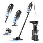 SOWTECH Corded Vacuum Cleaner, Super Power Suction Stick Vacuum Cleaners for Home, 6-in-1 Lightweight Hard Floor Vacuum Removable Handheld Vac, Portable Vacuum for Pet Hair
