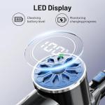 VIPSUN Cordless Vacuum Cleaner with Self-Standing, LED Screen Stick Vacuum Cleaners for Home, Lightweight Powerful Suction Vacuum, 6-in-1 Rechargeable Vacuum for Carpets, Pet Hair, Hardwood Floors