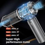 Handheld Vacuum Cleaner, 28000Pa 4 in 1 Handheld Vacuum Cordless, Brushless Motor, One-Touch Dust Removal, 3 Speeds Car Vacuum Cleaner Portable Cordless, Ideal for Office, Home, Kitchen, Car, Pet Hair