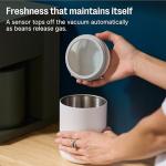 Fellow Atmos Electric Vacuum Canister & Storage Container - Airtight Coffee & Food Storage Containers - Coffee Containers - (Matte Black, 1.2 Liter)