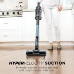 Shark Pet Cordless Stick Vacuum with XL Dust Cup, LED Headlights, Removable Handheld Vac, Crevice Tool, Portable Vacuum for Household Pet Hair, Carpet & Hard Floors, 40min Runtime, Ice Blue, IX141AMZ