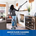 Vacmaster UB0302E Bagged Upright Vacuum Lightweight Cleaner 2-Motor Power Suction with HEPA Filtration, LED Headlight for Pet Hair, Carpet and Hardwood Floor, Blue