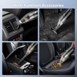 Antaha Handheld Vacuum Cordless -Car Vacuum Portable Cordless Cleaner with 11000Pa Powerful Suction,1.2lbs Lightweight, Type-C Charge, Multiple Accessories, Portable Hand Vacuum for Home, Pet and Car