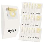 Gudotra 20 Pack Replacement Vacuum Bags Style 7 Paper Bag Fit PowerForce Uprights Vacuums 3537 3522 35221 35223 35224 35225 35226 3522R 3522X 3525 35252 3525R 3530D 3530R Replace Part 32120