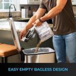 Kenmore DC5070.01 Upgrade 500 Series Bagless Canister Vacuum with Hair Eliminator Brushroll，2-Motor Cyclonic Technology, HEPA Filtration & 24' Auto Cord Rewind for Pet, Carpets, Hard Floors, Stairs