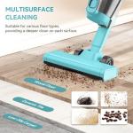 Vazone R6X Corded Stick Vacuum Cleaners for Home, 20Kpa Powerful Suction Stick Vacuum with 16Ft Cord, 2 in 1 Lightweight Vacuum Cleaner for Hardwood Floor Pet Hair (Green)