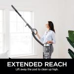 Shark UV730 Navigator Lift-Away Upright Vacuum, PowerFins HairPro Self-Cleaning Brushroll, HEPA Filter with Anti-Allergen Technology, LED Headlights, Swivel Steering, Gray (Renewed)