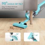 Vazone R6X Corded Stick Vacuum Cleaners for Home, 20Kpa Powerful Suction Stick Vacuum with 16Ft Cord, 2 in 1 Lightweight Vacuum Cleaner for Hardwood Floor Pet Hair (Green)