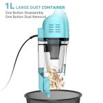 Vazone R6X Corded Stick Vacuum Cleaners for Home, 20Kpa Powerful Suction Stick Vacuum with 16Ft Cord, 2 in 1 Lightweight Vacuum Cleaner for Hardwood Floor Pet Hair (Green)