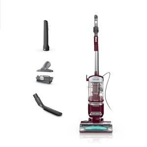 Shark DETECT Lift-Away Corded Upright Vacuum with Detect Technology, Self-Cleaning Brushroll for No Hair Wrap, Anti-Allergen Complete Seal, and Odor Neutralizer Technology, Burgundy, LA492