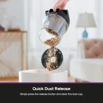 Eureka Bagless Canister Vacuum Cleaner, 1100W High Power Vacuum Cleaner for Carpets and Hard Floors HEPA Filter Extension Tube 2-in-1 Crevice Tool Floor Nozzle, NEN121WH