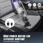 Handheld Vacuum Cordless – Car Vac Portable with 8KPA & Multi Accessories & Low Noise, Lightweight Hand Held Vacuum Cordless Rechargeable for Car/Home/Dust/Pet Hair, Mine Portable Vacuum