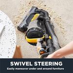 Eureka Powerful Upright Vacuum Cleaner for Home Pet Hair, Lightweight Household Upright Vacuum for Carpet and Hard Floor, MaxSwivel Pro NEU350 with Pet Tool, Yellow