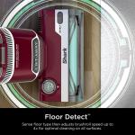 Shark DETECT Lift-Away Corded Upright Vacuum with Detect Technology, Self-Cleaning Brushroll for No Hair Wrap, Anti-Allergen Complete Seal, and Odor Neutralizer Technology, Burgundy, LA492