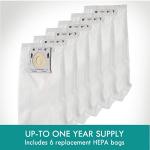Kenmore IB600 HEPA Replacement Intuition Upright Vacuum Cleaner Bags for BU4022, BU4020, BU4018, BU4050, BU3040,White