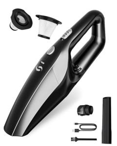 SERVOMASTER Handheld Vacuum Cordless Mini Car Vacuum Cleaner Portable and Rechargeable with Powerful Suction for Car Home Office and Pet Hair with HEPA Filter and Lightweight