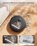 Lefant LiDAR Robot Vacuum and Mop, 450ml Visible Dustbin, Upgraded 190° PSD Obstacle Avoidance, Customized Cleaning, Multi-Floor Mapping, 150 Mins Runtime, 2.4G/5G WiFi, Pet Hair & Carpets, M330 Pro