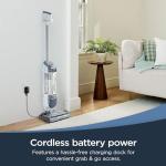 Shark Freestyle Max Cordless Upright Vacuum, Multi-Surface Cleaning, Lightweight, Easy Maintenance, with Large Dust Cup and 2-Speed Brushroll, LED Headlights, Nordic Blue, SV2002