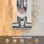 fenhua Corded Stick Vacuum Cleaner - Lightweight, Powerful Suction with 450W Motor, 3-in-1 16.4Ft Cord Vacuum Cleaners for Home, Hard Floor, Carpet, Pet Hair Black Gray