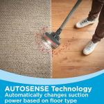 BLACK+DECKER POWERSERIES 20V MAX Cordless Stick Vacuum Cleaner, Household Vacuum Cleaners for Hardwood Floors and Carpet, LED Lights, Detachable, Anti-Tangle, Lightweight, Bagless (BHFEA18D1)