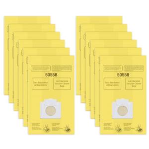 50558 Canister Vacuum Bags Replacement for Kenmore Vacuum Type C/Q 5055, 50555, 50557, 50558 and Pana·sonic Type C-5, C-18 Vacuum bags- 12 Pack
