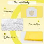 50558 Canister Vacuum Bags Replacement for Kenmore Vacuum Type C/Q 5055, 50555, 50557, 50558 and Pana·sonic Type C-5, C-18 Vacuum bags- 12 Pack