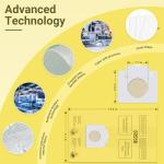 50558 Canister Vacuum Bags Replacement for Kenmore Vacuum Type C/Q 5055, 50555, 50557, 50558 and Pana·sonic Type C-5, C-18 Vacuum bags- 12 Pack