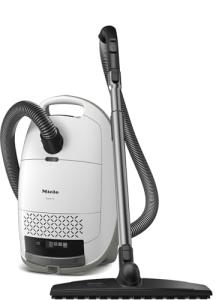 New Miele Guard M1 Parquet XL Bagged Canister Vacuum Cleaner with High Suction Power, Designed for Special Care of Hard Floors and Low-Pile Carpet, in Brilliant White