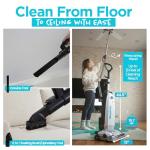 Simplicity Vacuums Allergy Bagged Vacuum Cleaners for Home, Carpet, Rugs, and Hardwood, Multi Surface Upright Vacuum Cleaner with Certified HEPA Vacuum, Pet Vacuum, S20EZM