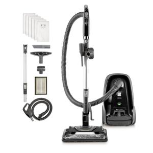 Kenmore BC3006 400 Series Pet Friendly Lightweight Bagged Canister Vacuum Cleaner 2-Motor Design with Hair Eliminator Brushroll, HEPA Filter, LED Headlight, Extended Wand and Auto Cord Rewind