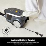 Aircliff Canister Vacuum Cleaner, Specially Designed Nozzle for Pet Family, 1200W & 17Kpa Strong Suction, 2 HEPA Filters & 5 Cleaning Tools for Hard Floor, Carpet, Upholstery, Pet Hair(Sliver)