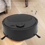 Fdit Robot Vacuum Cleaner, Mini Automatic Avoidance USB Charging Smart Sweeping Robot for Wooden Flooring for Carpet (Black)