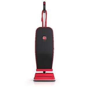 Hoover Commercial Prime Lite Upright, Vacuum Cleaner for Carpet and Hard Floor, Bagged Professional Pro Grade, CH50300, Red