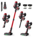 KTTLDRN Cordless Vacuum Cleaner, 500W 45Kpa 60Mins Stick Vacuum Cleaner for Home, Self-Standing Vacuum with 1.5L Dust Cup and HEPA Filter, Anti-Tangle Brush for Hardwood Floors, Carpets, and Pet Hair